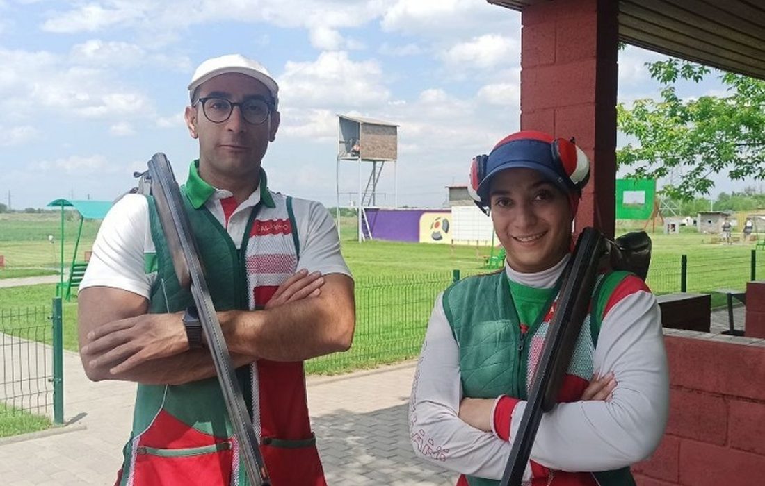 مدال برنز جام جهانی بر گردن خواهر و برادر تیرانداز ایرانی