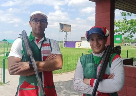مدال برنز جام جهانی بر گردن خواهر و برادر تیرانداز ایرانی