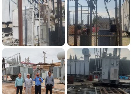 طرح افزایش ظرفیت ترانسفورماتور در پست برق تشان بوشهر به بهره برداری رسید