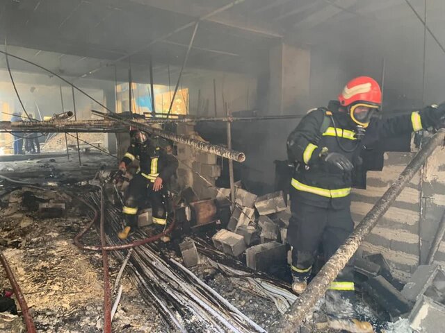 آتش‌سوزی واحد مسکونی در کازرون