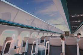 هواپیماهای آینده به سقف شیشه‌ای مجهز می‌شوند