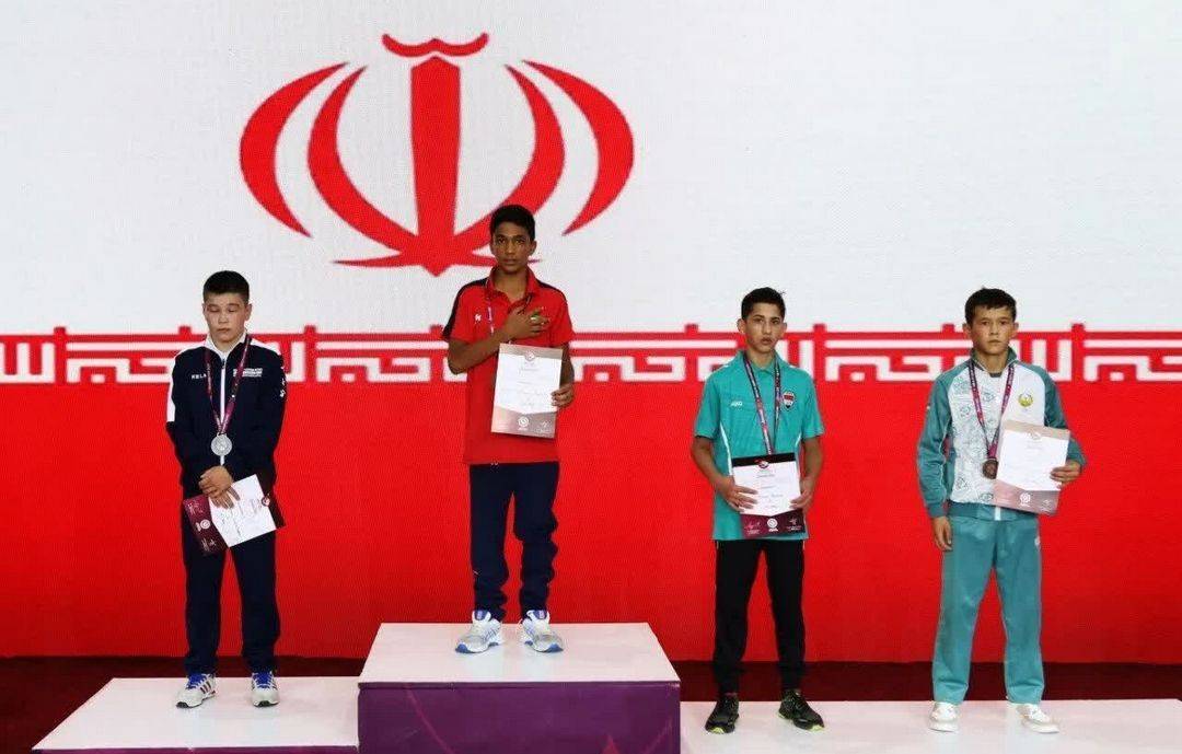 قهرمانی نونهال شیرازی در رقابت‌های کشتی فرنگی آسیا