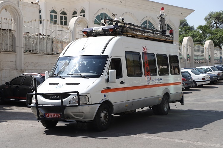 اعزام خودرو ارتباطات رادیویی شیراز به مرز چذابه