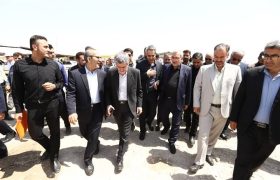 بازدید وزیر بهداشت از پروژه ساخت بیمارستان ۱۶۰ تختخوابی شهرستان مرودشت