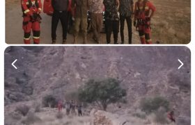 نجات ۴ کوهنورد در ارتفاعات بام سبز شیراز