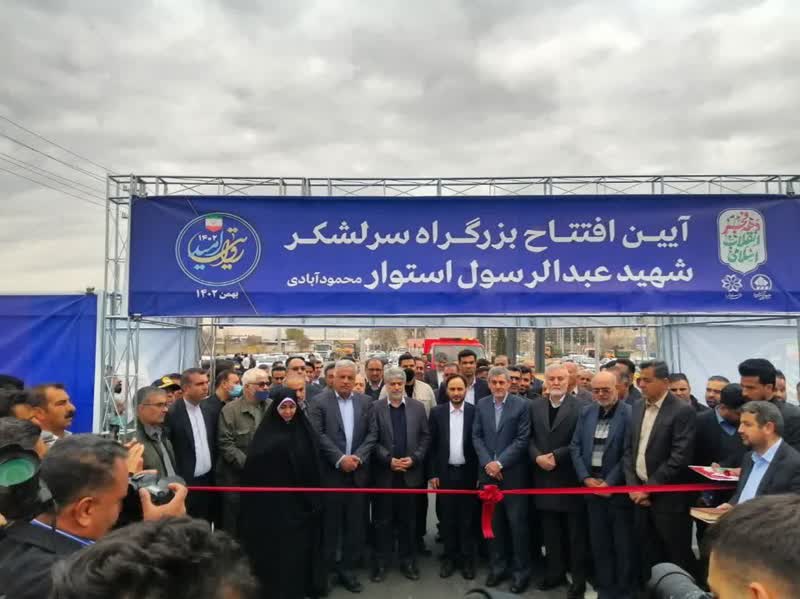 افتتاح بزرگراه سرلشکر شهید استوار محمودآبادی در شیراز