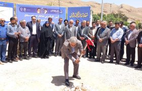 گلنگ زنی و آغاز عملیات اجرایی ۲ تقاطع غیر همسطح در شرق شیراز