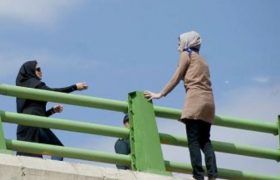 نجات جان زن جوان روی پل «پیرنیا» شیراز