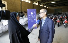 دستگاه موتورسیکلت ناوگان موتوری خانه های بهداشت استان فارس، رونمایی شد