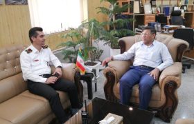 دیدار مدیر مخابرات منطقه فارس با رییس سازمان آتش‌نشانی و خدمات ایمنی شهرداری شیراز