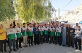 اعزام ۳۸ خادم‌یار رضوی و موکب‌دار حسینی از لارستان برای خدمت در چایخانه حضرت رضا(ع)