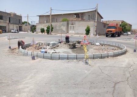 اجرای طرح‌های هندسی جدید در معابر منطقه دو برای کاهش تصادفات و روان‌سازی ترافیک