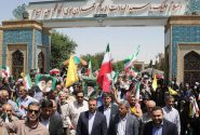 حضور پر شور خانواده بزرگ مخابرات منطقه فارس در راهپیمایی جمعه “خشم و نصر”