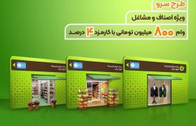 آغاز پرداخت وام ۸۰۰ میلیون تومانی طرح «سرو» به کسب‌وکارهای دارای مجوز