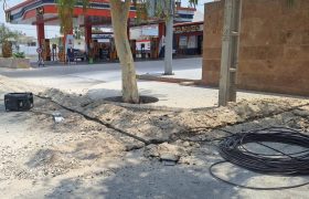 عملیات اجرایی فیبر نوری اختصاصی شرکت پخش فرآورده‌های نفتی لارستان