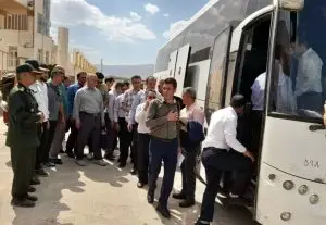 اعزام بزرگترین کاروان علمی آموزشی فرهنگیان کشور از استان فارس به مشهد مقدس