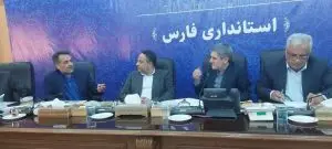 بررسی موضوعات آب و فاضلاب استان فارس در جلسه مدیر عامل شرکت مهندسی آبفا کشور و استاندار فارس