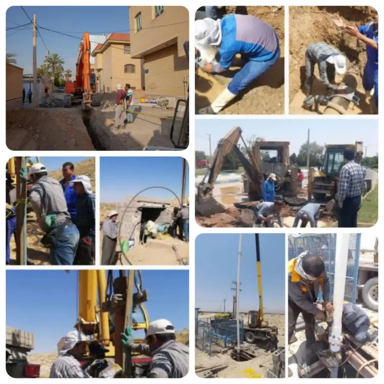 سقایان مردم در شرکت آبفا فارس، شبانه روز در سراسر استان مشغول خدمت رسانی اند