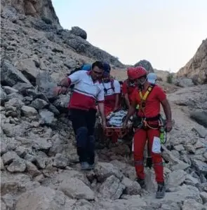 نجات ۳ طبیعت گرد آسیب دیده در ارتفاعات تنگ تیزاب سپیدان