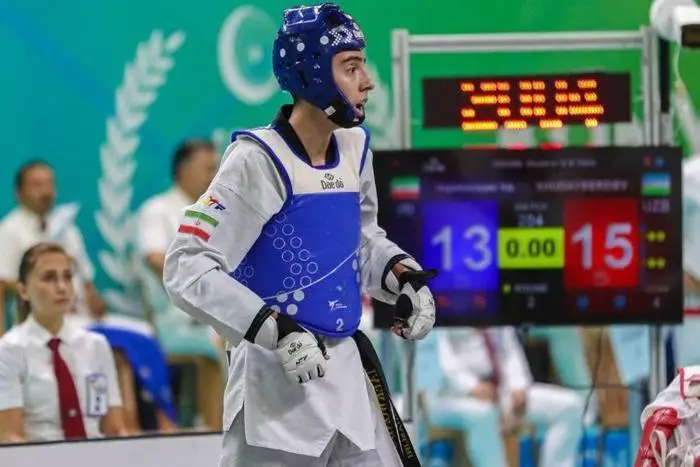 دو مدال زرین تکواندو گرندپری پاریس بر گردن هوگوپوشان تیم زاگرس جنوبی فارس