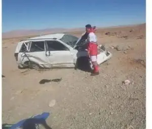 واژگونی خودرو در آزاد راه شیراز _اصفهان یک کشته به جای گذاشت