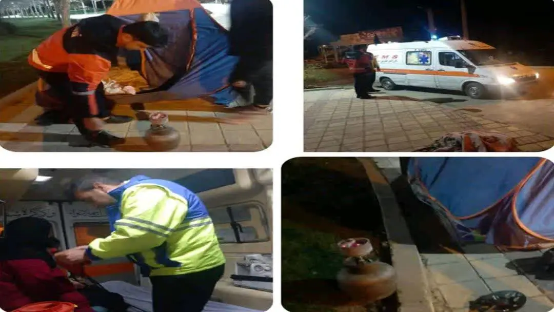 نجات ۴ مسافر نوروزی در شیراز از مرگ