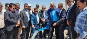 افتتاح چاه آب شرب روستای ماریان شهرستان داراب در هفته دولت