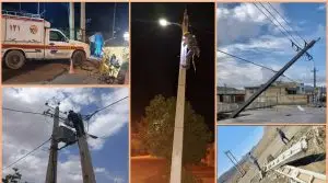 پایداری شبکه برق استان با وجود بارش‌های شدید در مناطق مختلف