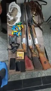 شکارچیان تنگ بره هزار دره شهرستان سروستان دستگیر شدند