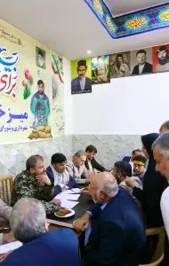 برپایی میز خدمت با حضور شهردار؛ رئیس و اعضای شورای اسلامی شهر صدرا