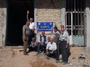 همراه با گروه جهادی رضوی خادمیاران شهرستان داراب توسعه خدمات محرومیت زدایی و عام المنفعه