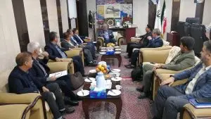 برگزاری جلسه پایش تصویری شهرستان لامرد