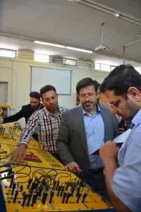 بازدید اعضای تیم دیسپاچینگ شرکت برق منطقه ای فارس از سیمولاتورسیستم های قدرت دانشگاه صنعتی شیراز
