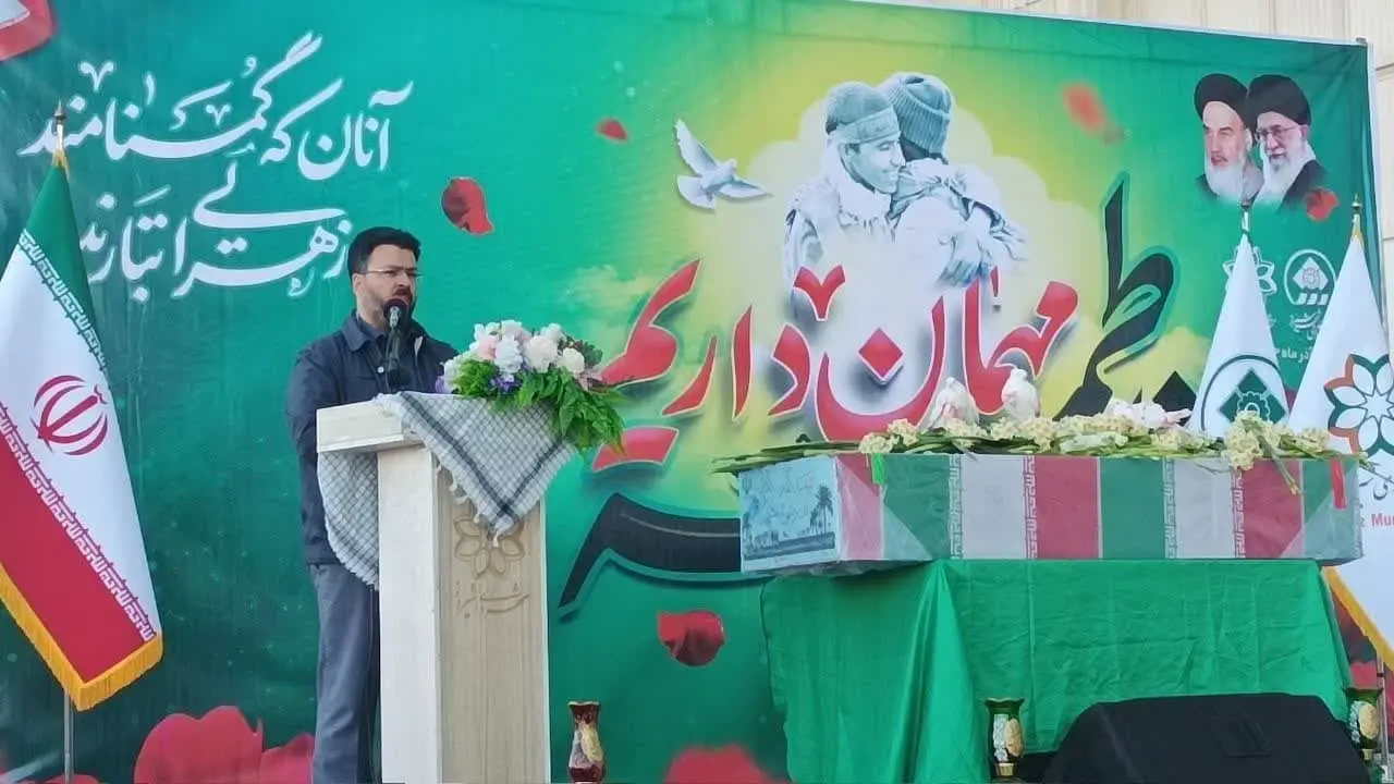 میزبانی باغ جنت و بوستان‌های ارغوان و نماز از پیکر ۳ شهید گمنام در سالروز وفات ام‌البنین و شهادت حضرت فاطمه(س)