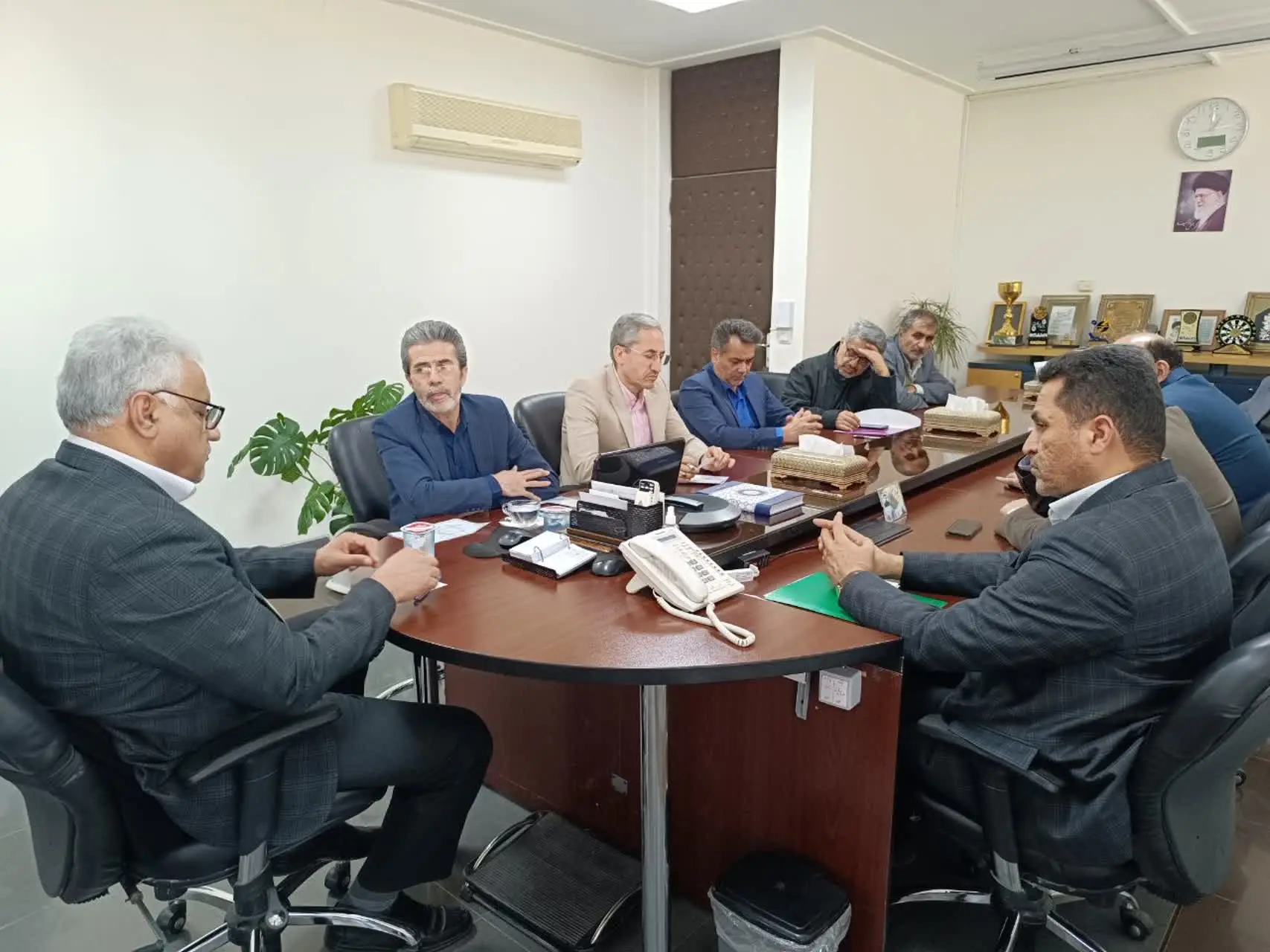 دیدار مدیرکل بحران و پدافند غیرعامل وزارت نیرو با معاون عمرانی استانداری فارس