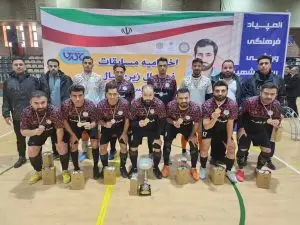 نایب‌ قهرمانی شهرداری شیراز در مسابقات فوتسال زیر ۴۰ سال المپیاد شهید باکری