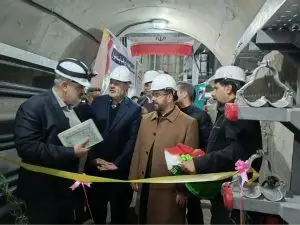 افتتاح تونل انتقال انرژی و خطوط کابلی در شیراز با حضور وزیر نیرو