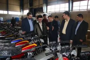 بزرگترین سایت مونتاژ و تولید موتورسیکلت به منظور اشتغال زندانیان رأی باز در شیراز افتتاح شد