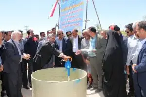 پروژه آبرسانی به محله بُنگشت خرم‌بید افتتاح شد