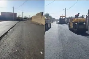 آغاز عملیات آسفالت معابر پنج روستای بخش شیبکوه فسا با اعتباری ۷۵ میلیارد ریال
