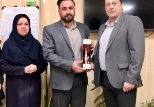 تقدیر از مدیر روابط‌عمومی هیئت ورزش‌های همگانی فارس به مناسبت هفته تربیت بدنی