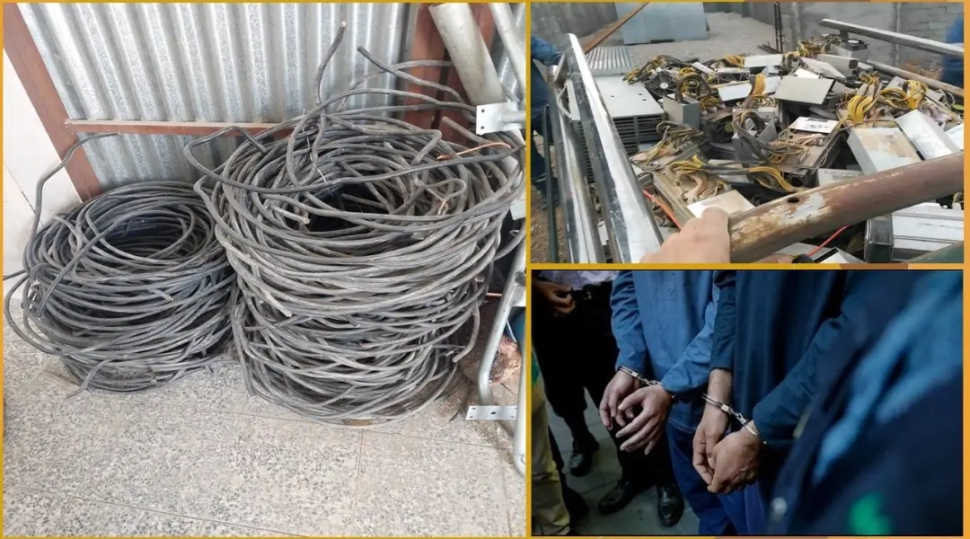دستگیری ۵۰ سارق و کشف ۴۲۵ دستگاه ماینر غیرمجاز در شبکه توزیع برق فارس