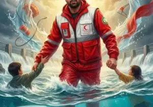 شبی تلخ در حسین‌آباد جهرم؛ جان‌باختن امدادگر هلال‌احمر و پایان جست‌وجوی مفقودی