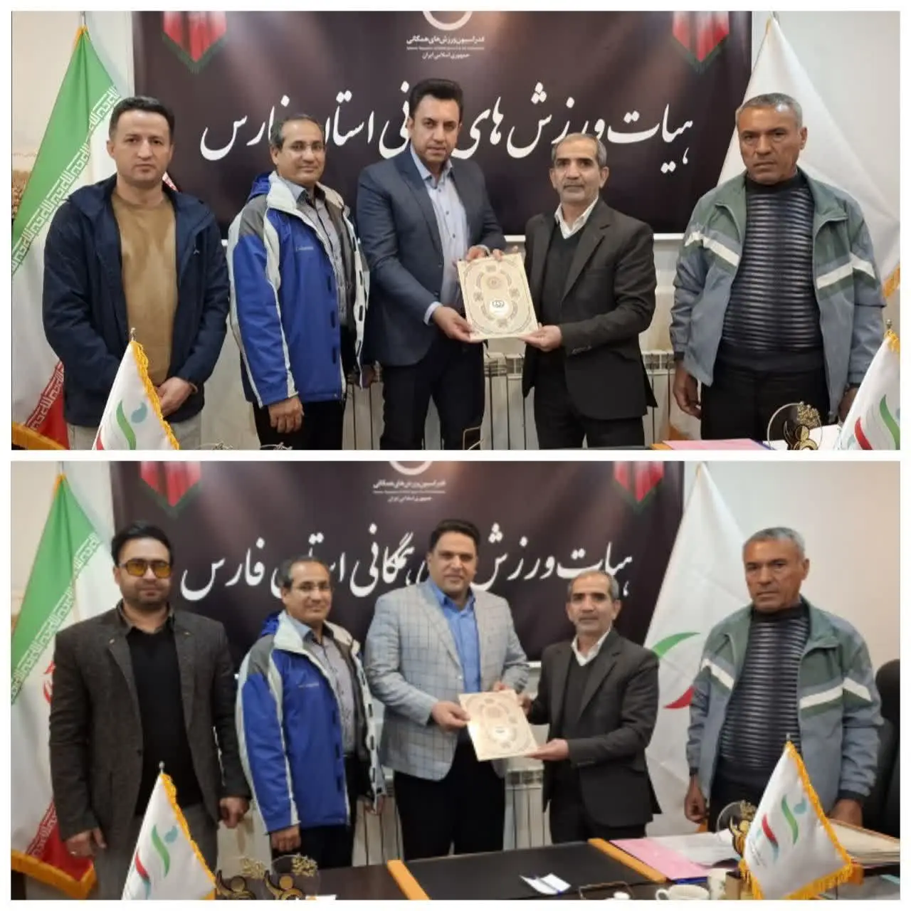 انتصاب رؤسای جدید هیئت‌های ورزش‌های همگانی فسا و مرودشت در فارس