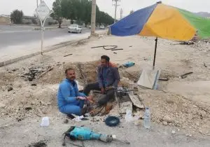 برقراری مجدد ارتباط مشترکان مرکز مخابراتی دهشیخ از توابع شهرستان لامرد با تلاش نیروهای فنی