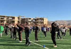 برگزاری باشکوه ایستگاه بزرگ ورزش صبحگاهی با پخش زنده کشوری