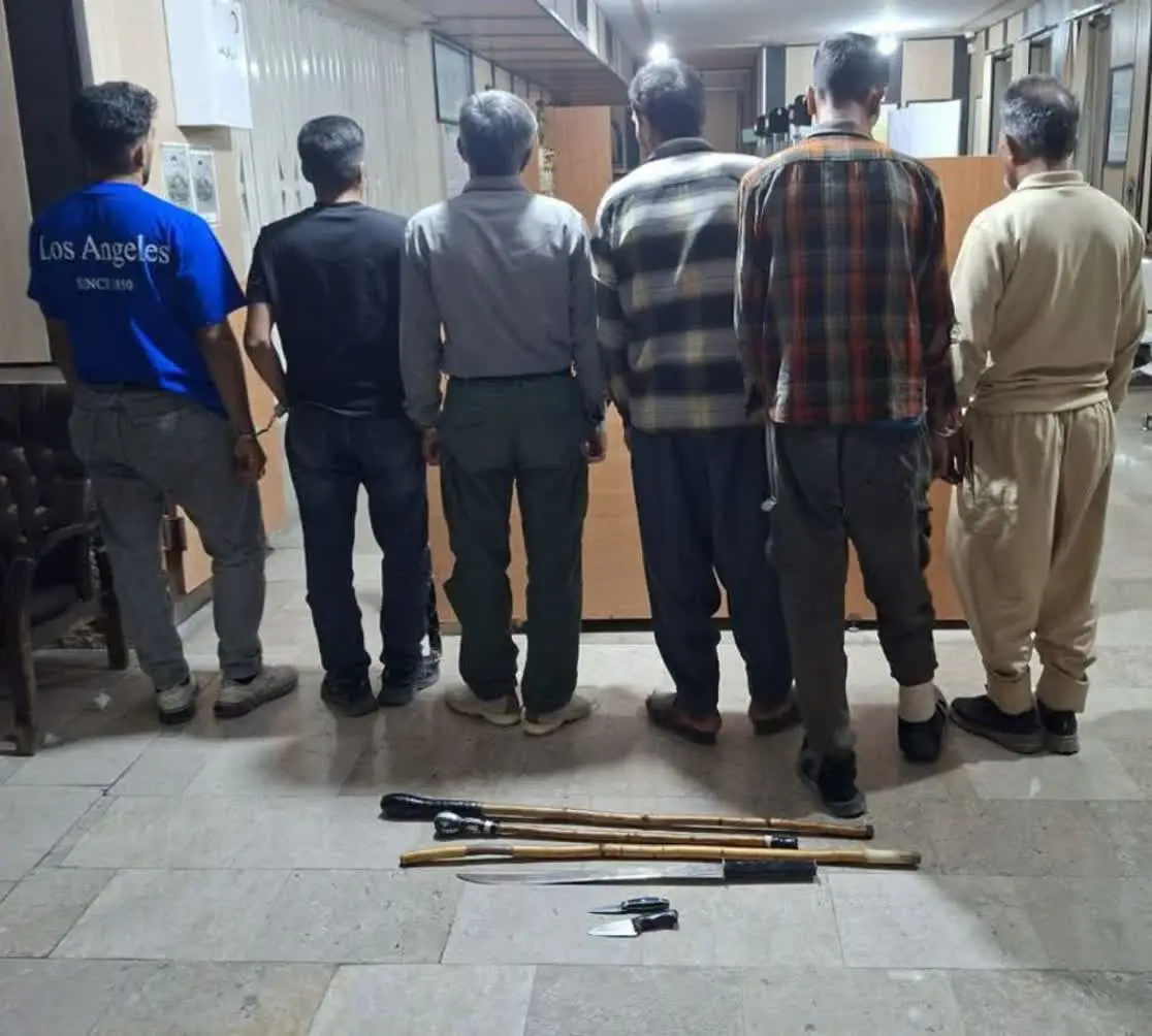 دستگیری عاملان نزاع دسته جمعی در مرودشت
