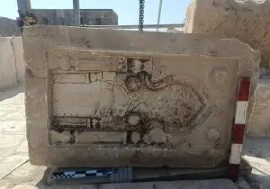 کشف یک محراب تاریخی در کاروانسرای محوطه جهانی پاسارگاد