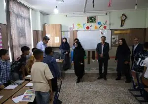 بازدید معاون آموزش ابتدایی وزارت از پایگاه طرح حامی در شیراز و افتتاح کلینیک آموزشی برای ارتقای کیفیت یادگیری