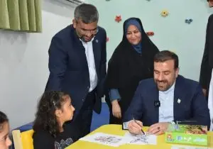 آغاز بهره برداری از پروژه های هفته دولت فارس با افتتاح کتابخانه شیخ ابونجمی شهرستان خنج